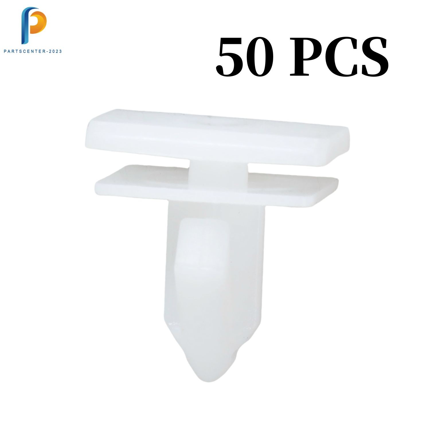 White Nylon 50x Rocker Panel Moulding Clips for Dodge Charger 2011-2019