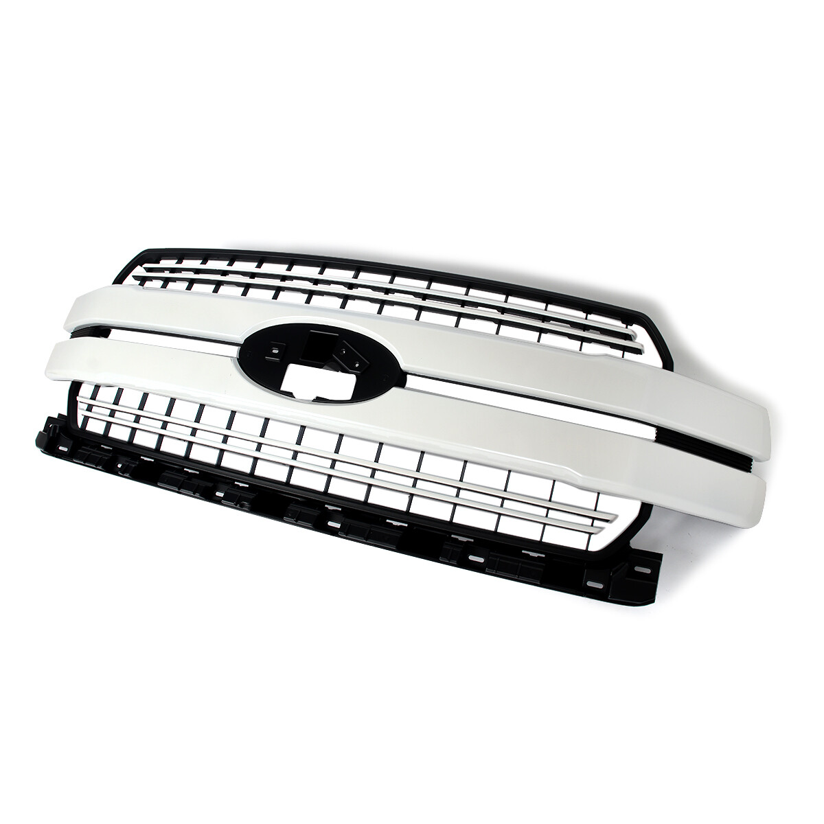 White Platinum Front Bumper Grille For 2018-2020 Ford F150 F-150 JL3Z-8200-HB