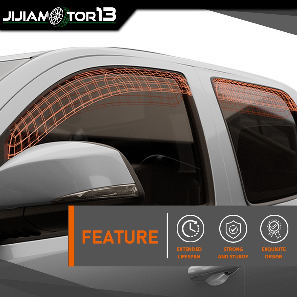 Out-Channel Rain Guards Window Visors fits 99-06 Chevy Silverado Sierra EXT CAB