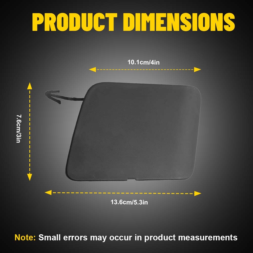 Front Bumper Tow Eye Bracket Hook Cover Cap For 2013-20 Nissan NV200 622A0-3LM0A