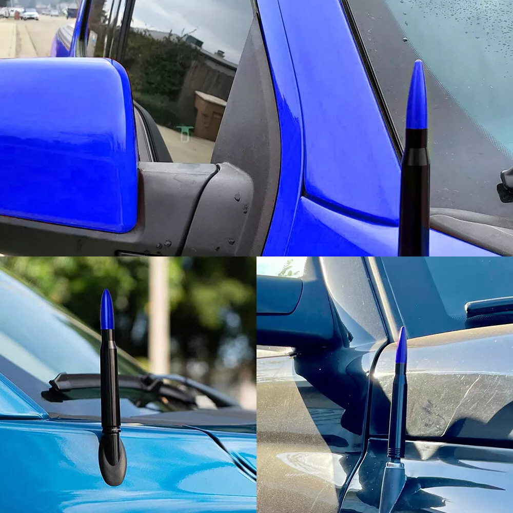 5.3inch BULLET CAR ANTENNA 50 CAL CALIBER For 2009-2023 Dodge Ram Truck 1500