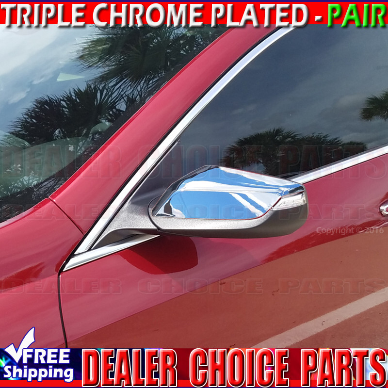 2016-2018 2019 2020 2021 2022 2023 2024 Chevy Malibu CHROME Mirror COVERS 2pcs