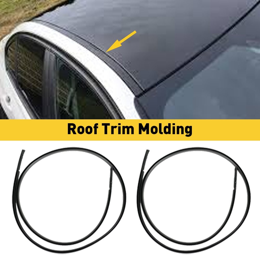 Molding Roof Trim For 2010 2009 2011 22-13 FOR Corolla Toyota XRS CE LE 2X Black
