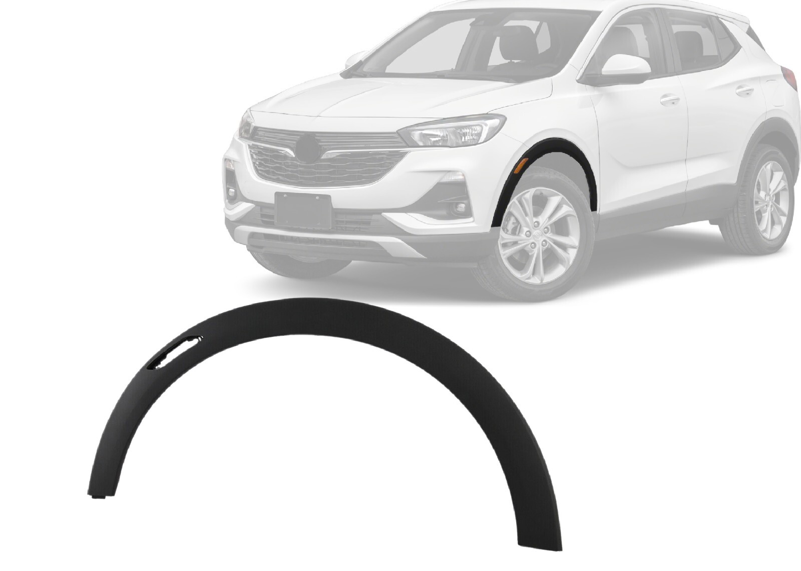 Fits 2020 2021 2022 2023 – 2025 Buick Encore GX Fender Flare Front Left Textured