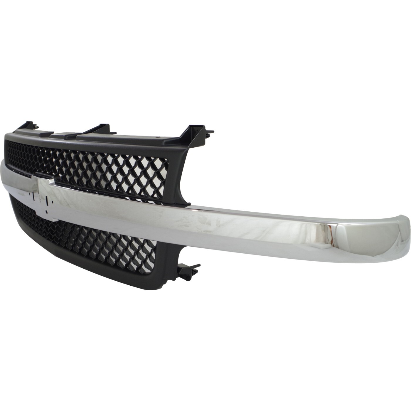 Grille Assembly For 2001-2002 Chevrolet Silverado 2500 HD & Silverado 3500