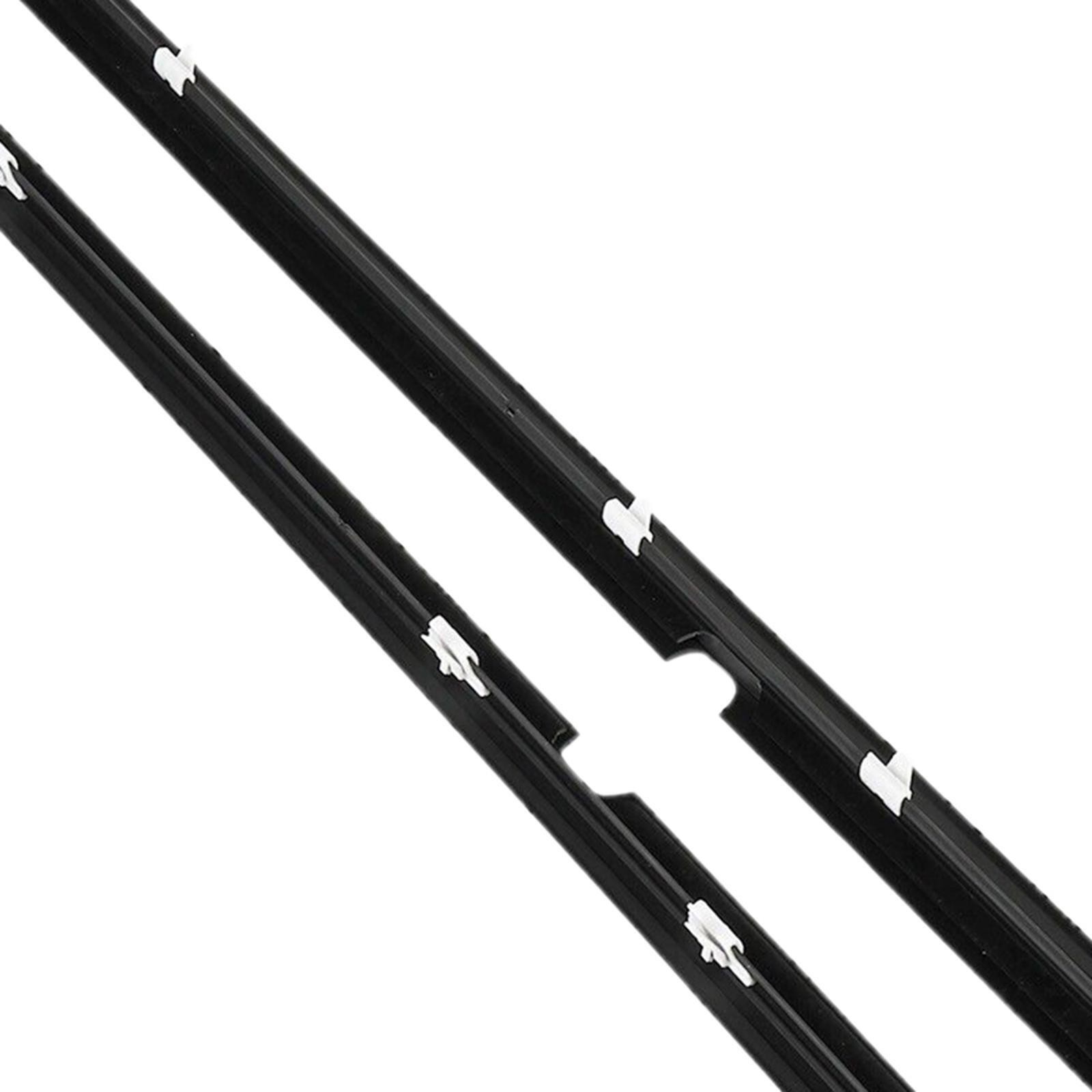 For 1990-2005 Miata L&R Door Glass Window Weatherstrip Seals Set NA01-58-810F