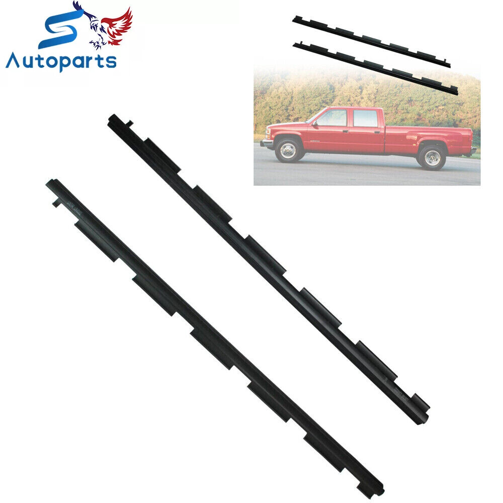 Outer Front Window Sweep Weatherstrip Seal Pair Set for Chevy GMC Pickup Truck