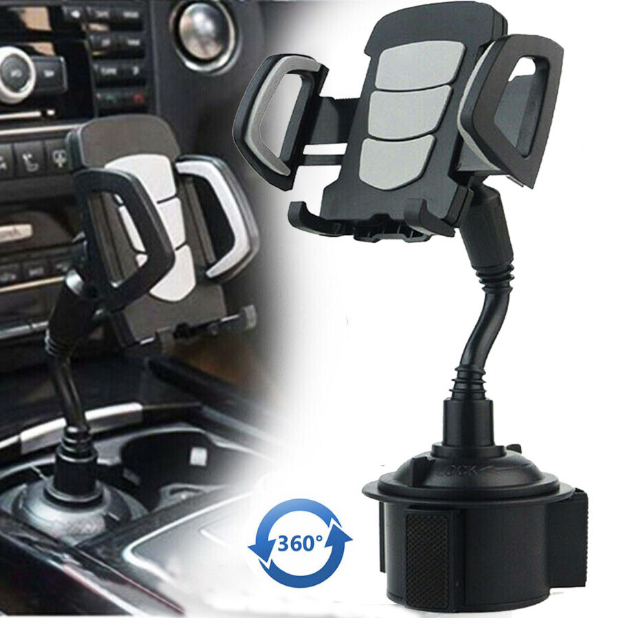 Car Cup Holder Phone Mount Gooseneck Car Accessories Universal For Cell Phone