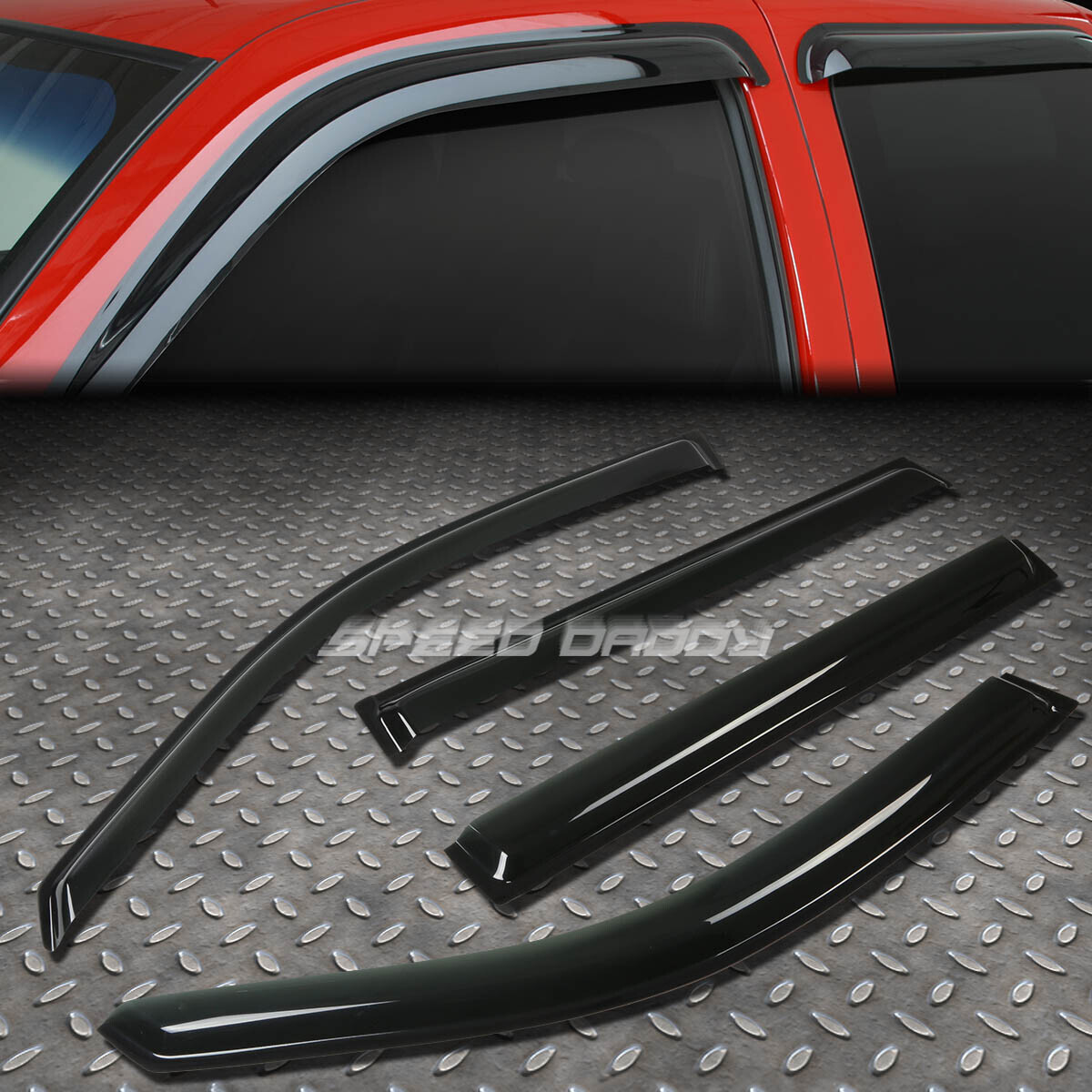 FOR 03-08 HONDA PILOT 4DR SMOKE TINT WINDOW VISOR SHADE/SUN WIND/RAIN DEFLECTOR