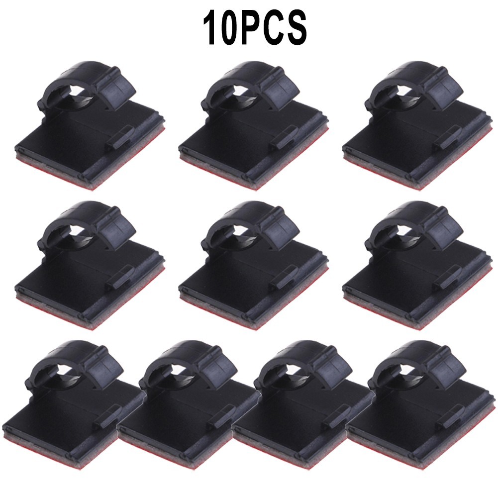 Simple and Effective For Car Dash Cam Wire Tie Cable Clamp Holder Pack of 10
