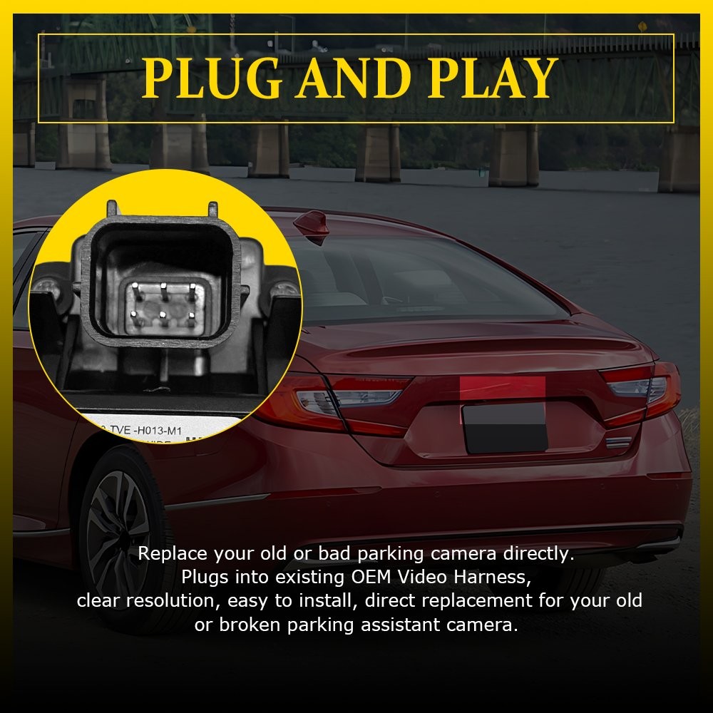 For Honda Accord 2018 2019 2020 2021 2022 Car Rear View Backup Camera 1~10X