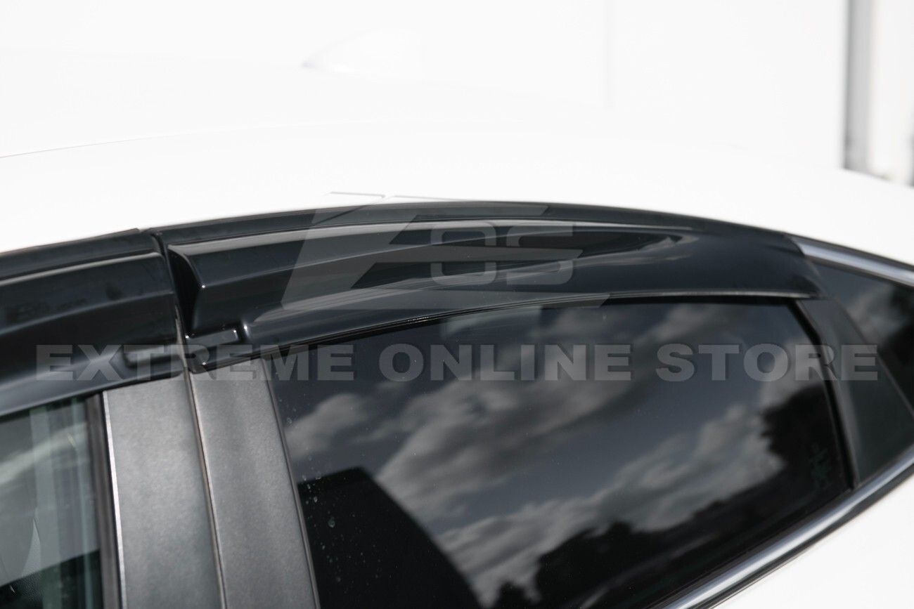 EOS Visors For 19-Up Honda Insight ZE4 JDM MUGEN Side Window Rain Deflectors