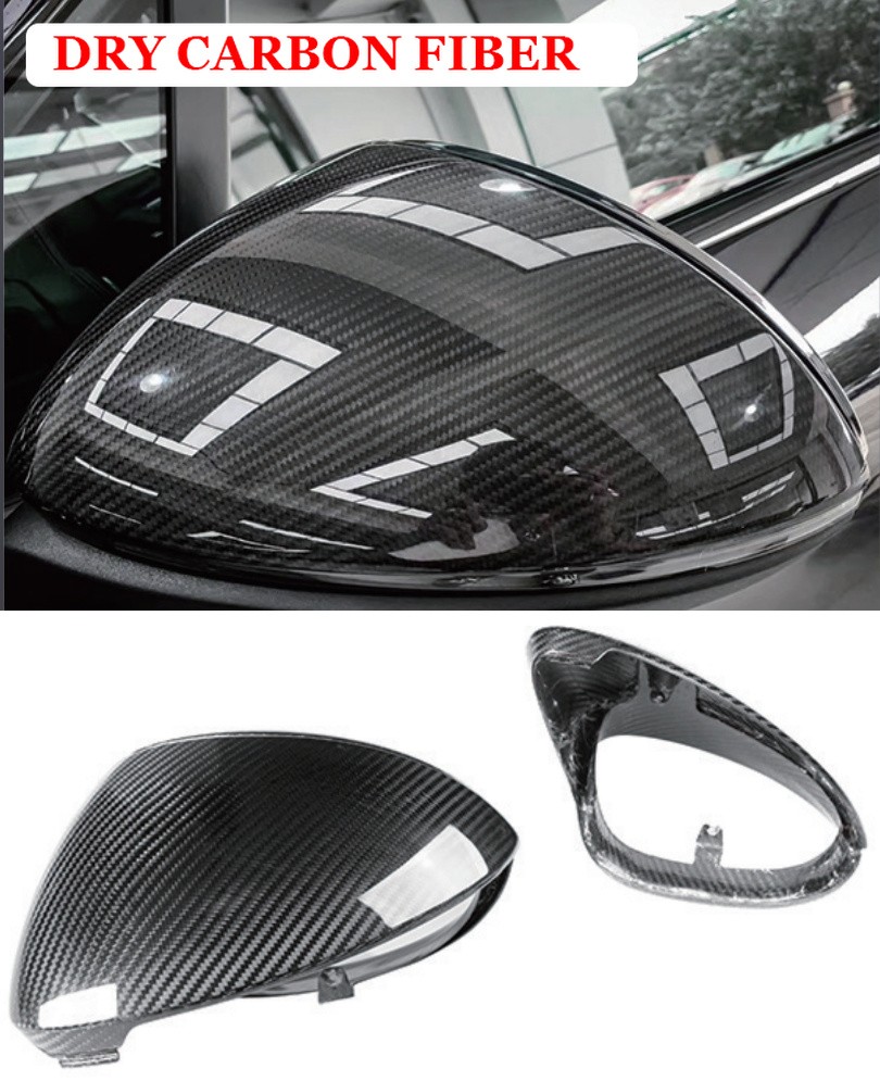 Dry Carbon Fiber Rearview Mirror Cover Replaceable type For Cayenne 9Y0.2 24-Up