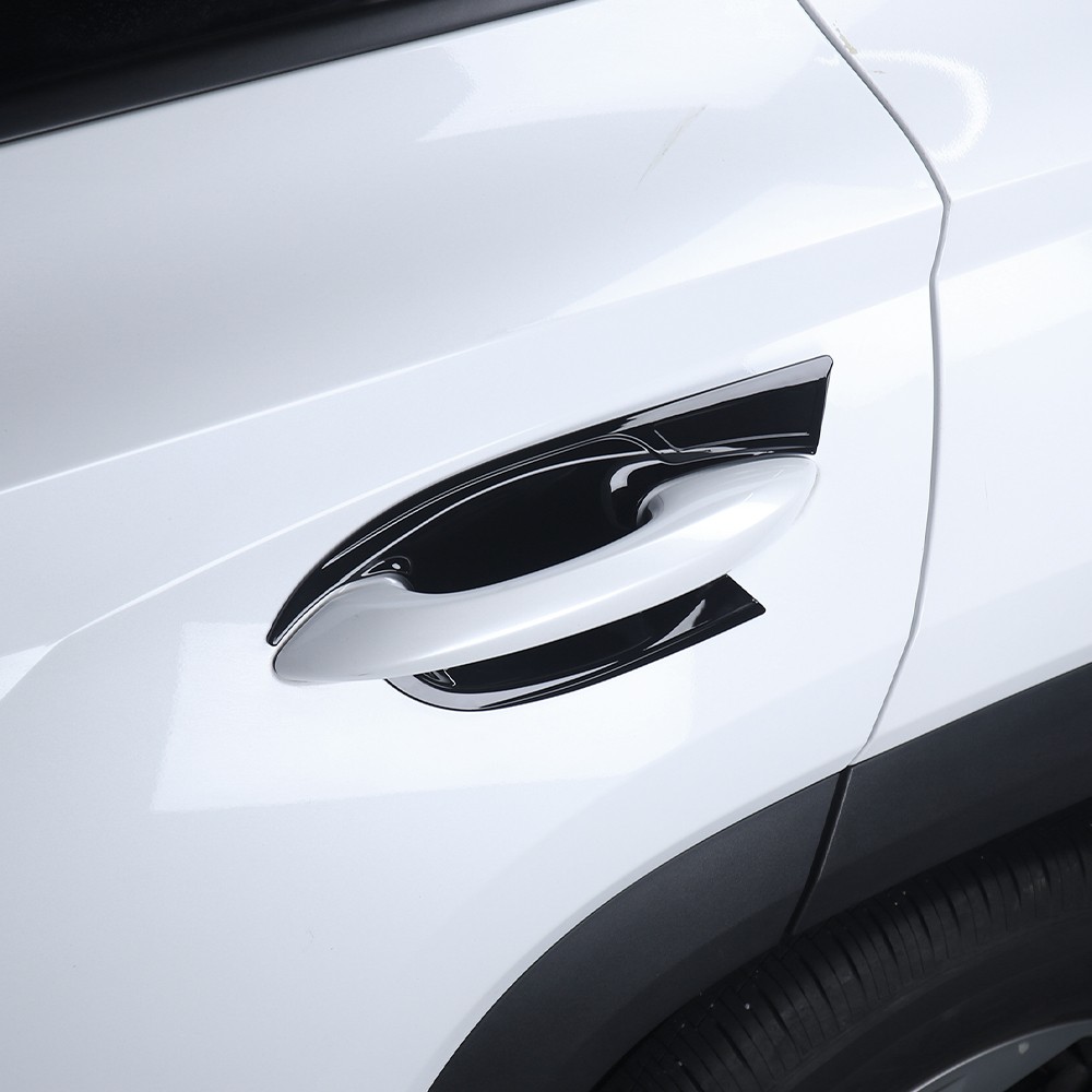 Black Exterior Door Handle Bowl Cover Trim Decal For Hyundai Tucson 2022-2025