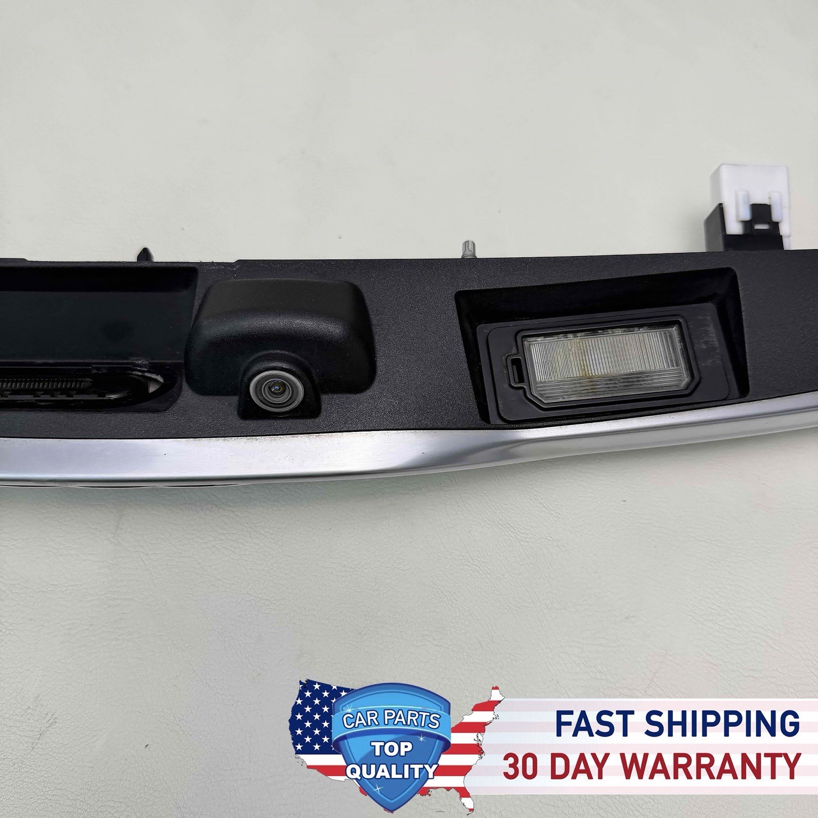 2016-2018 Fiat 500x Rear Trunk Satin Chrome Lid Molding w/ Camera OEM 6QZ04U00AA