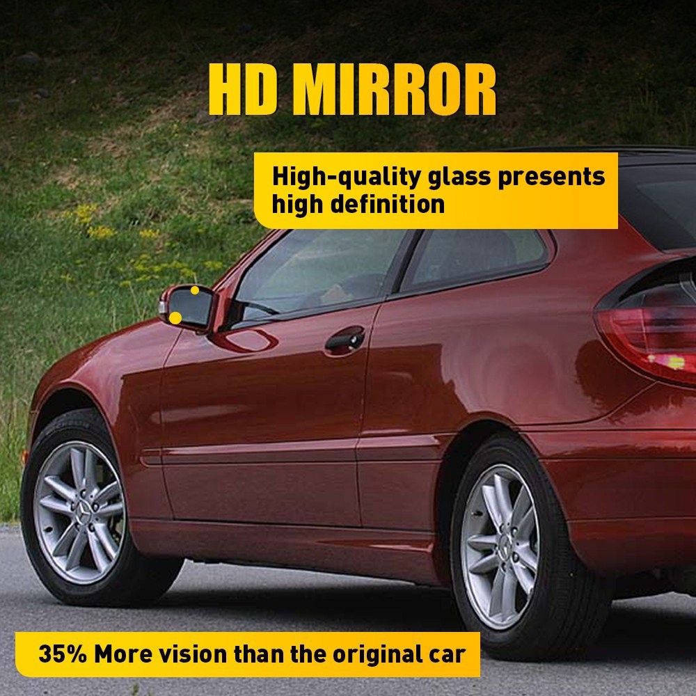 Left Driver Heated Side Mirror Glass For Mercedes E-class Wagon W211 2003-2006