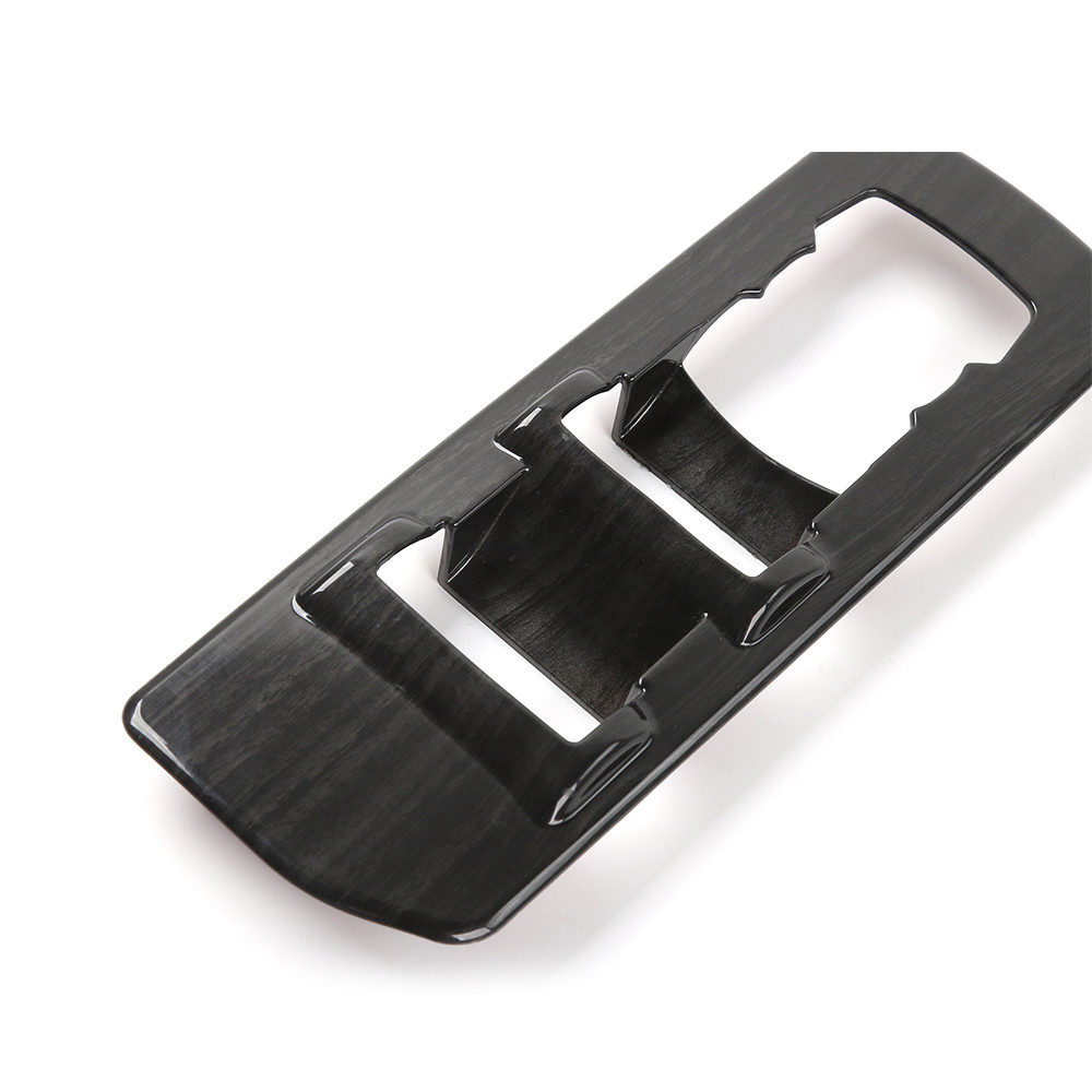 Window Lift Adjust Switch Panel Cover Trim for Ford F150 15-18 Black Wood grain