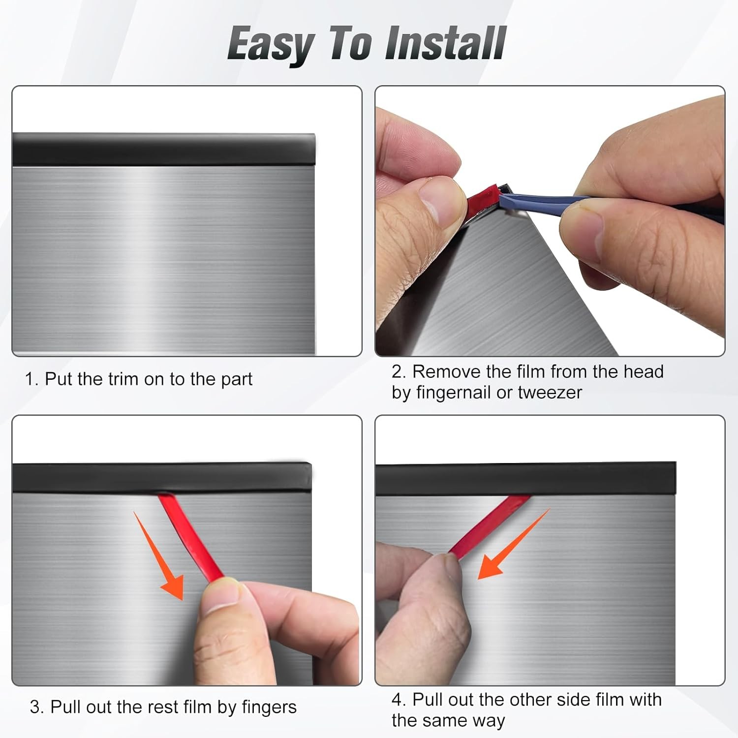 Rubber Edge Trim 1/16″ U Channel Protector Sheet Metal Car SUV Door For Chevy 3m