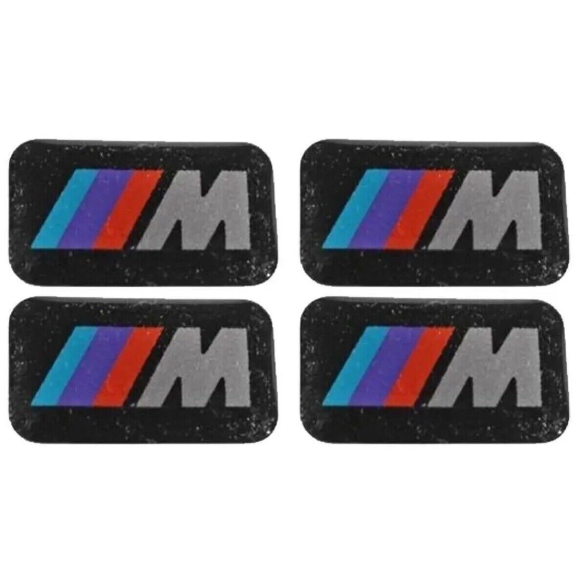 17mm×9mm M Style Wheel Emblem Decal Stickers Fit For BMW Fast Shipping