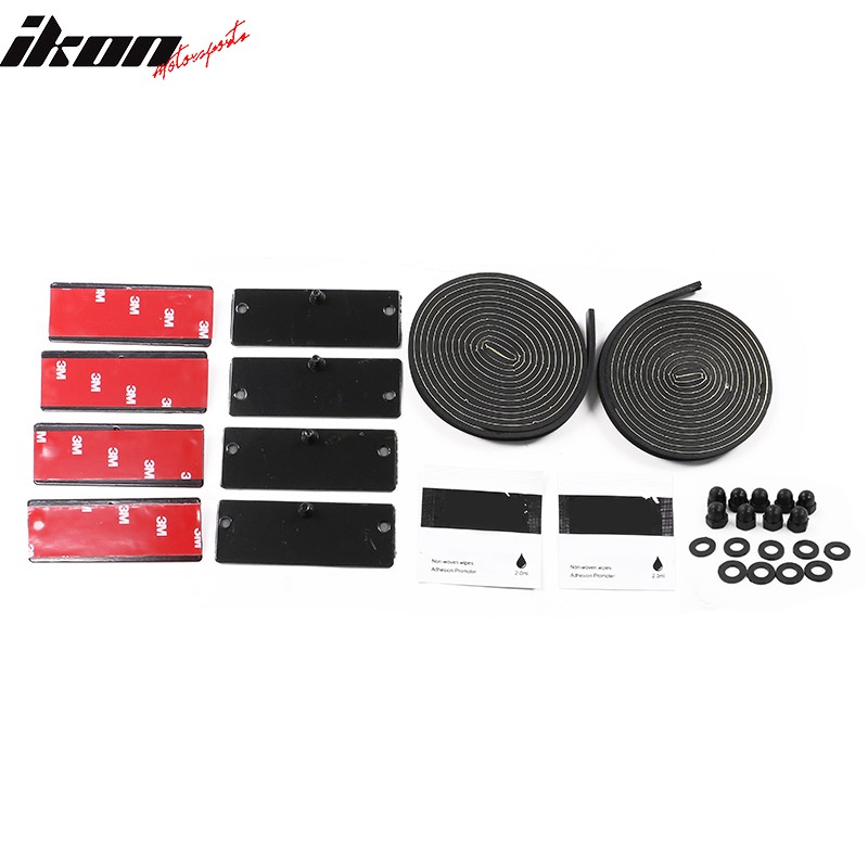 Fits 20-23 Toyota GR Supra A90 IKON Rear Window Louver PP Carbon Fiber Print