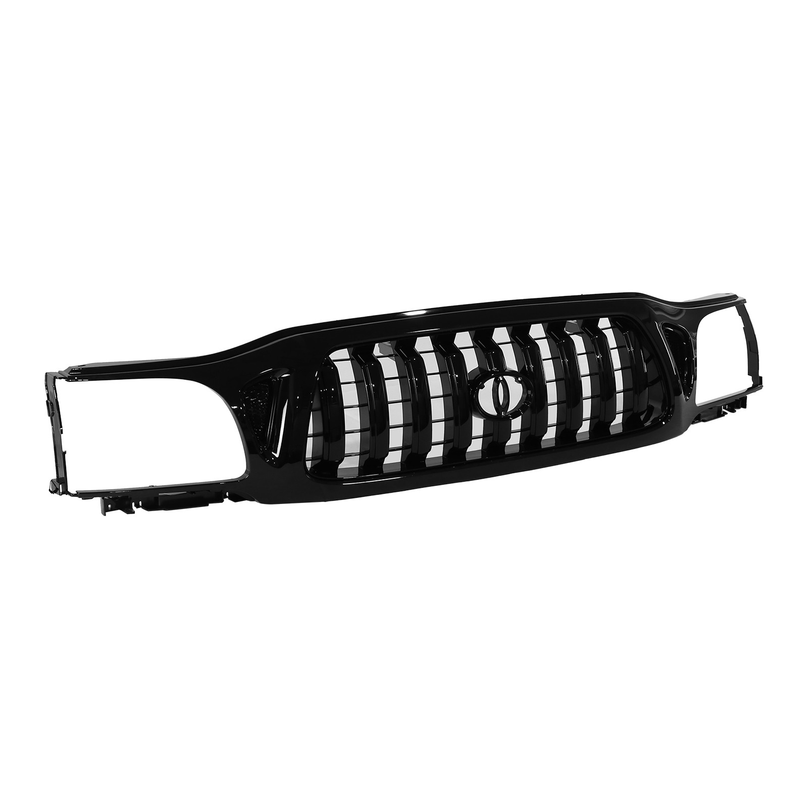 For Toyota Tacoma 2001 2002 2003 2004 Pickup Front Grille Trunk Gloss Black