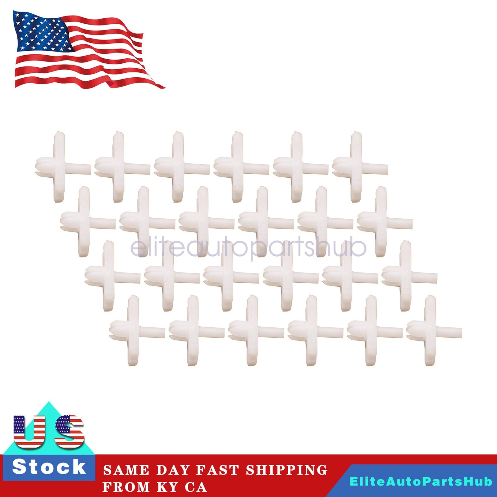 24Pcs Trim Protective Clip 155853585 Fits Volkswagen Cabriolet 1985,1987-1993