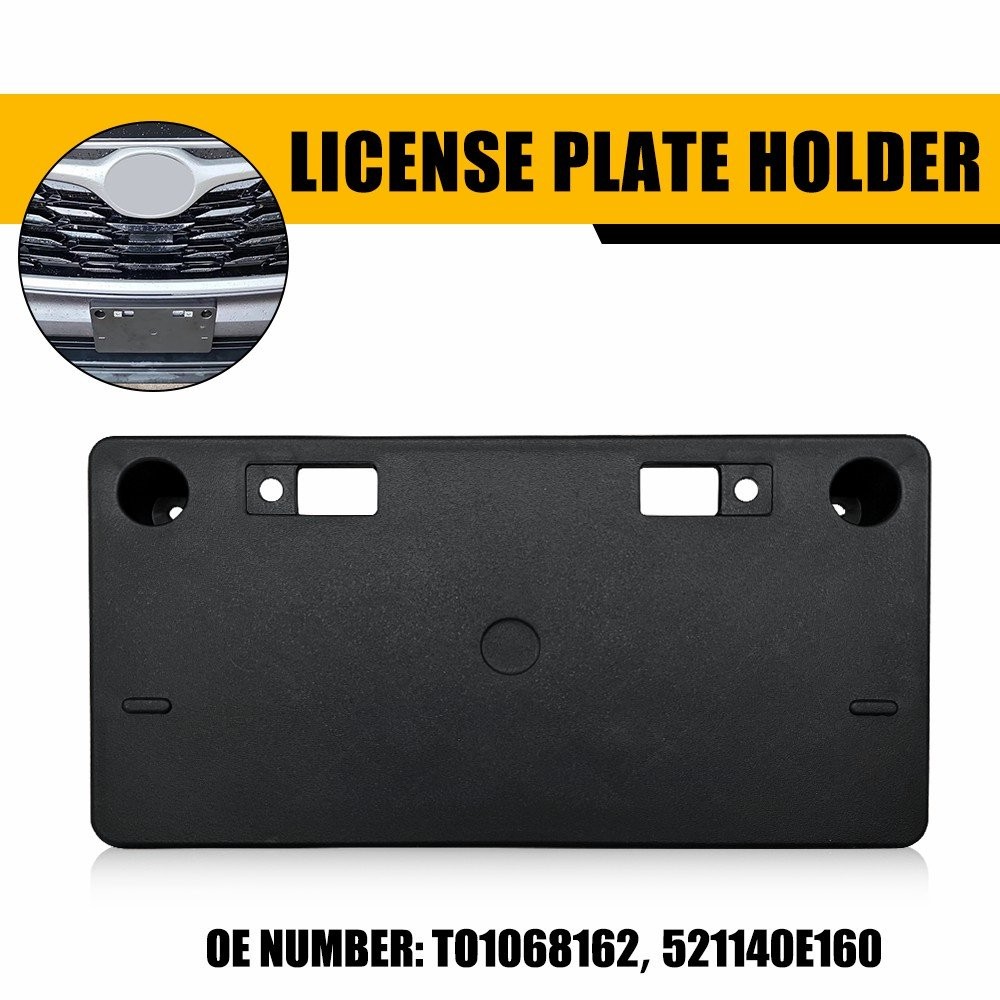 Front Bumper License Plate Bracket Holder For Toyota Highlander 20-24 TO1068162