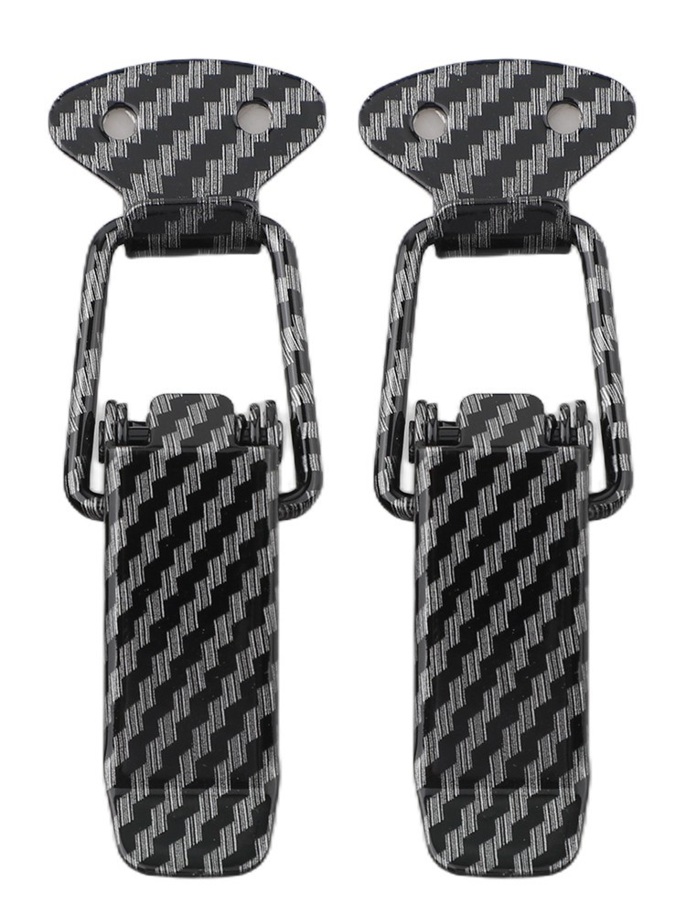 Quick Install Auto Bumper Clips Set of 2 in Lightweight Metal and Fibers
