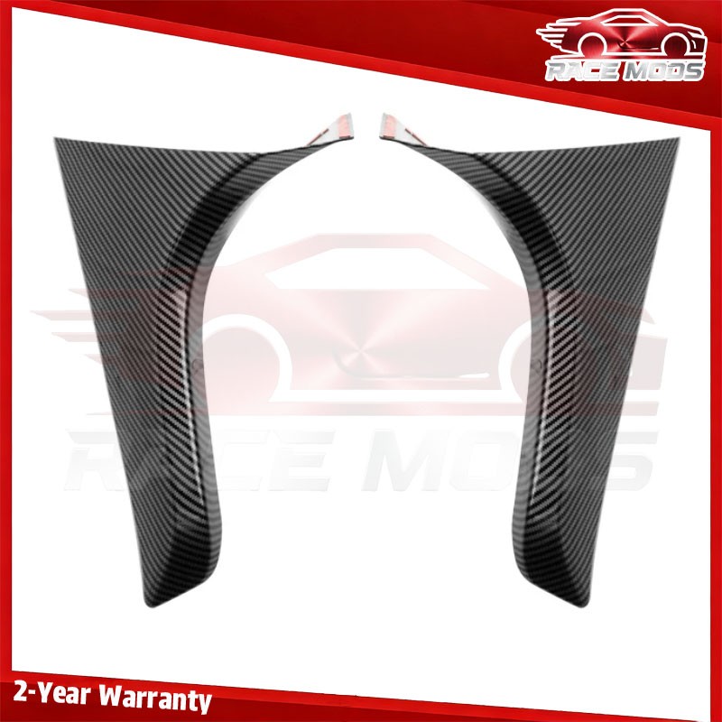 Black silver Rear Window Side Spoiler Cover Trim set For Toyota Rav4 XA60 2026