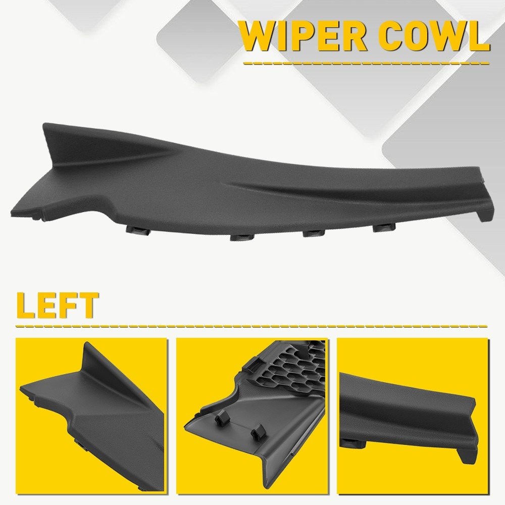 Windshield Wiper Cowl Extension Trim Left Fits 2013 14-2020 issan Pathfinder EXC