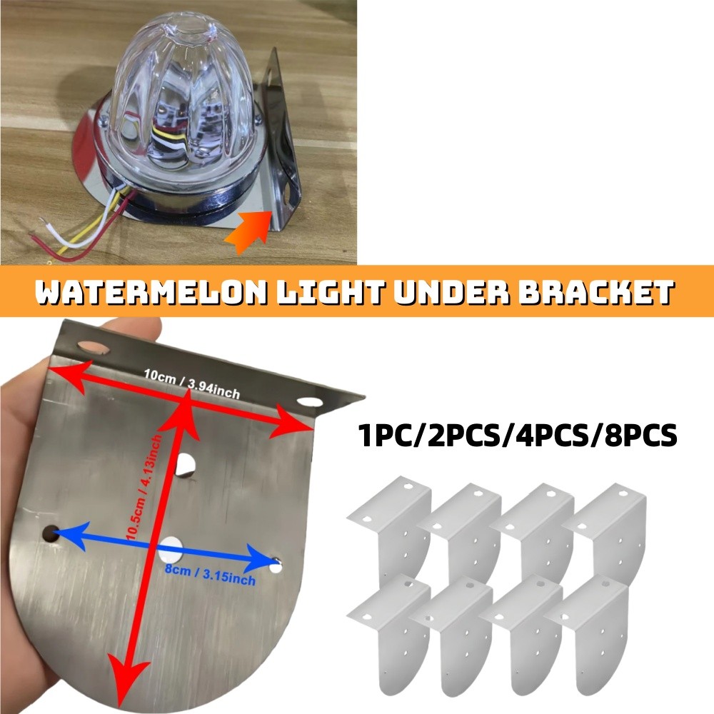 Watermelon Light Under Glow Frame Bracket Clamp Style Mount Hardware Universal