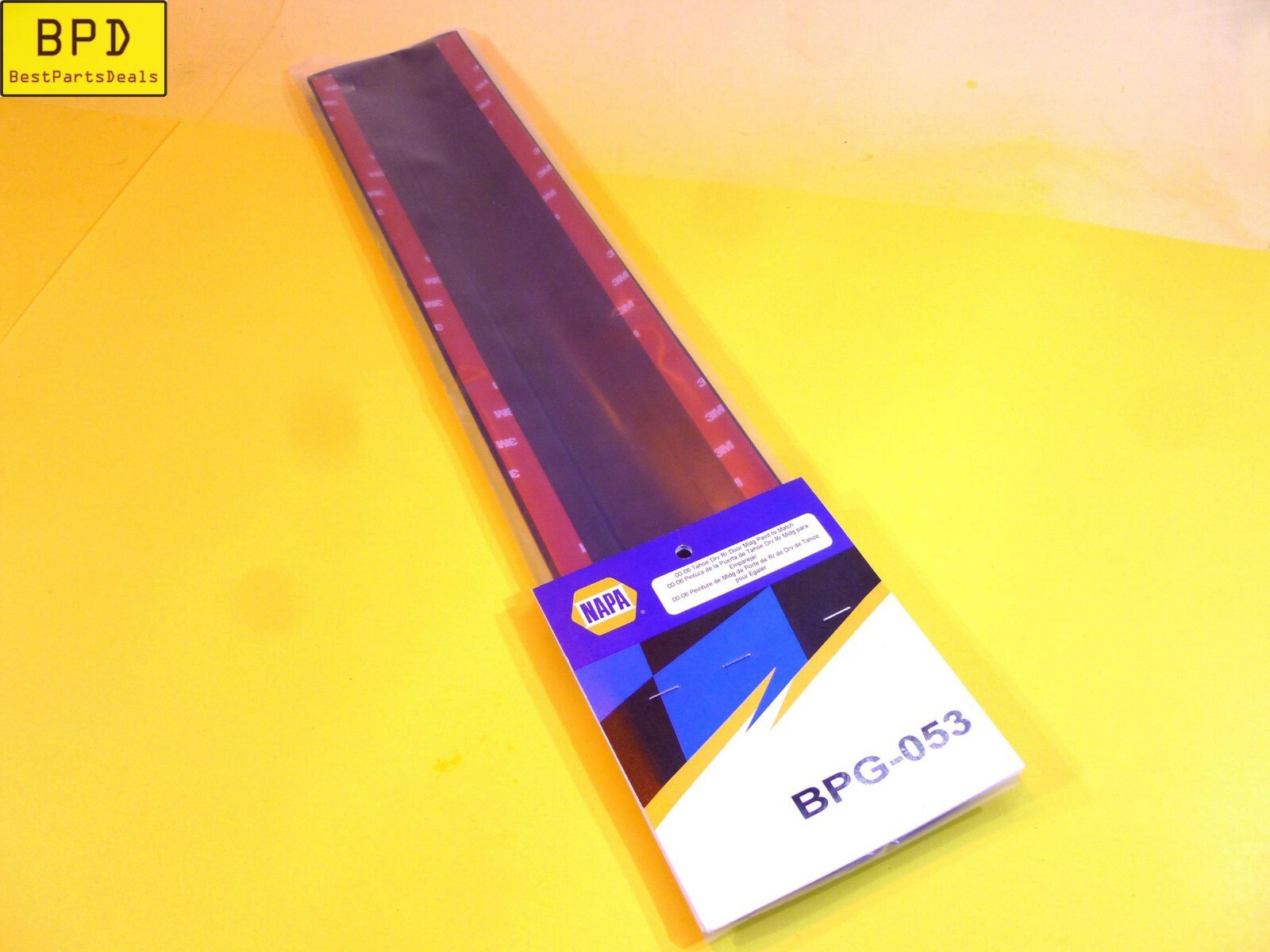 00-06 Tahoe REAR Left Driver LH Door Body Side Molding NAPA BPG-053