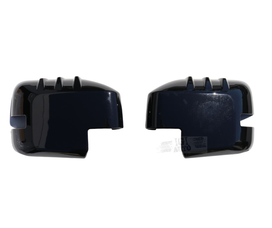 For 21–26 Ford Bronco ABS Plastic Gloss Black Rear Side Mirror Cover Trim Bezel