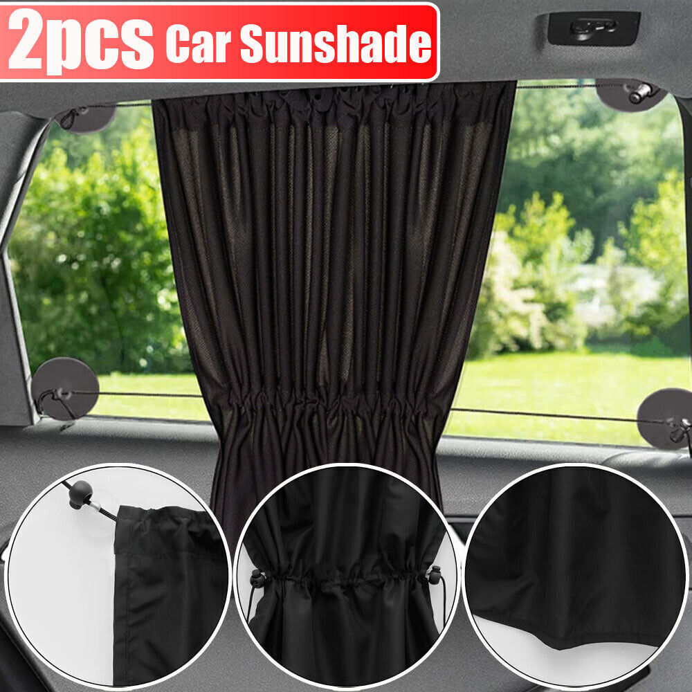 Car Sunshade Window Sun Shade Curtains Partition Privacy Curtain UV Protection