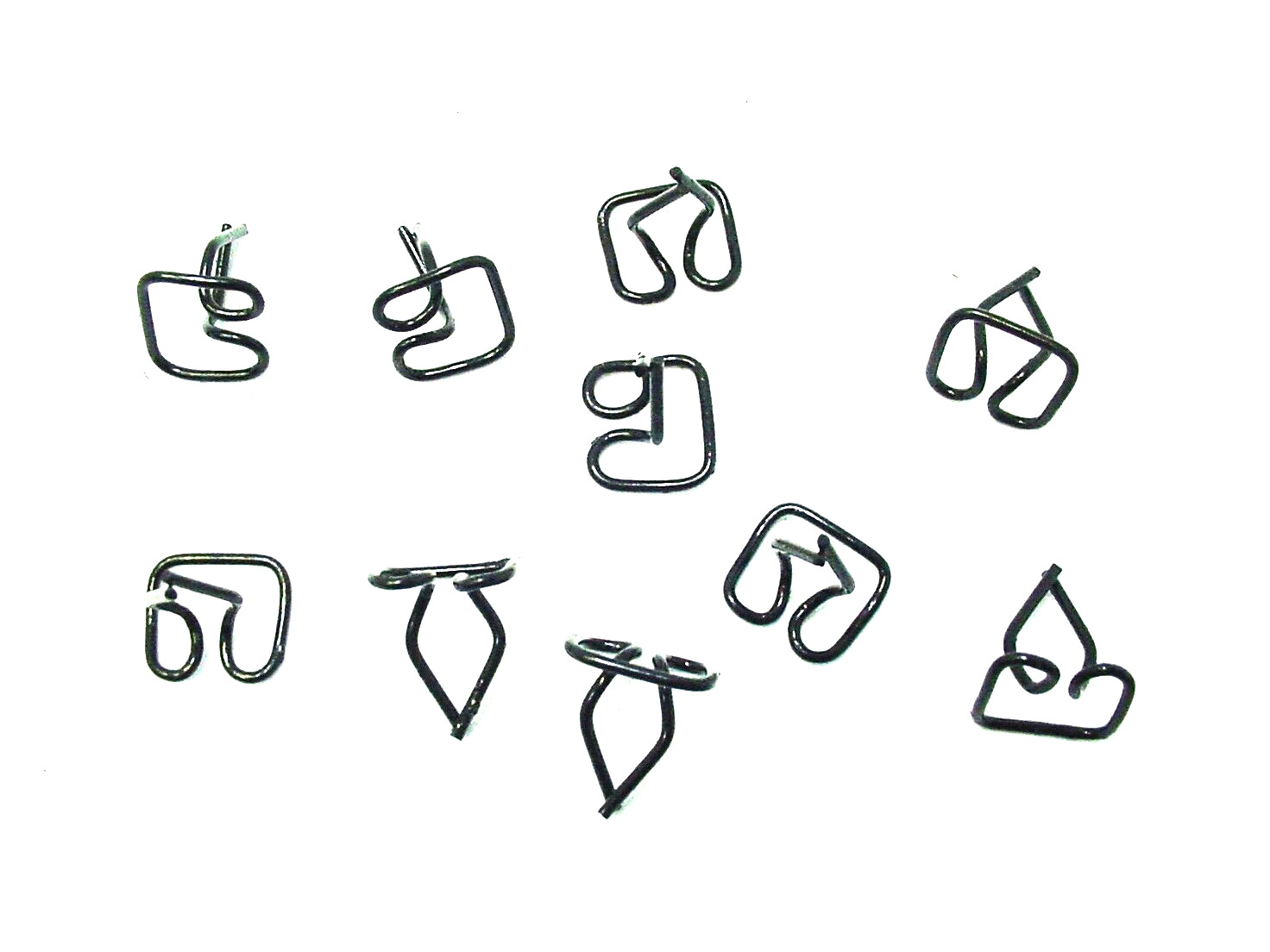 10 Body Side Molding Fasteners Trim Clips Push In NOS 1/2″ x 1/2″