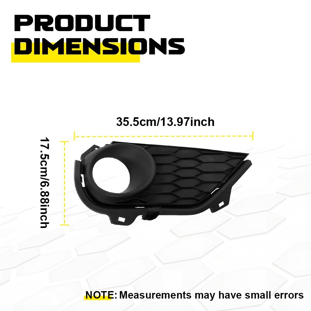 For 2019-2022 Honda Pilot Fog Light Cover Set Front Driver and Passenger 1-5SET