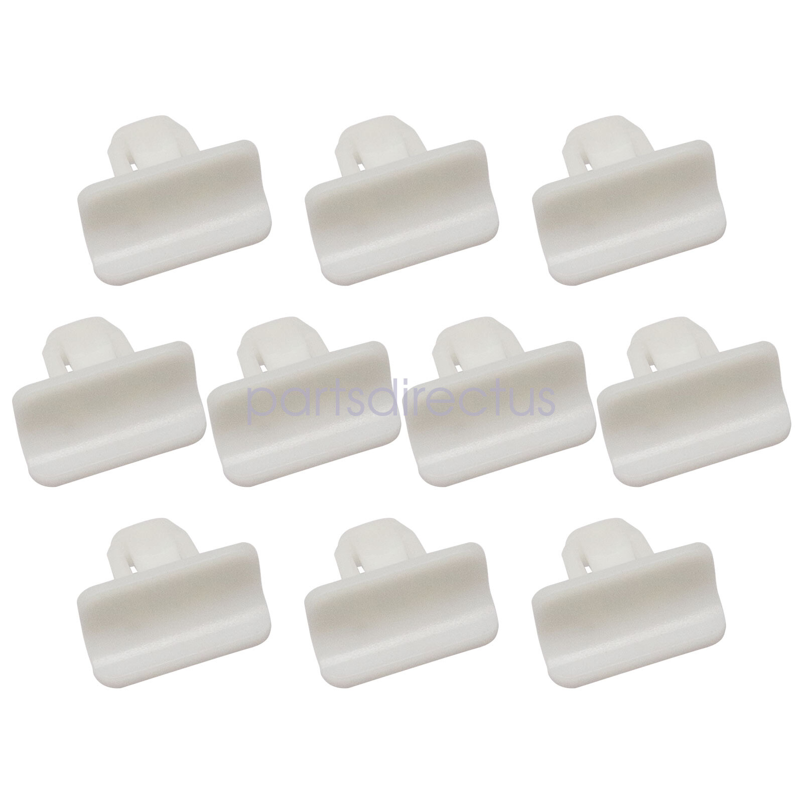 White For 2016-2022 Chevrolet Malibu Bumper Molding Clips 10pc 11547341 US