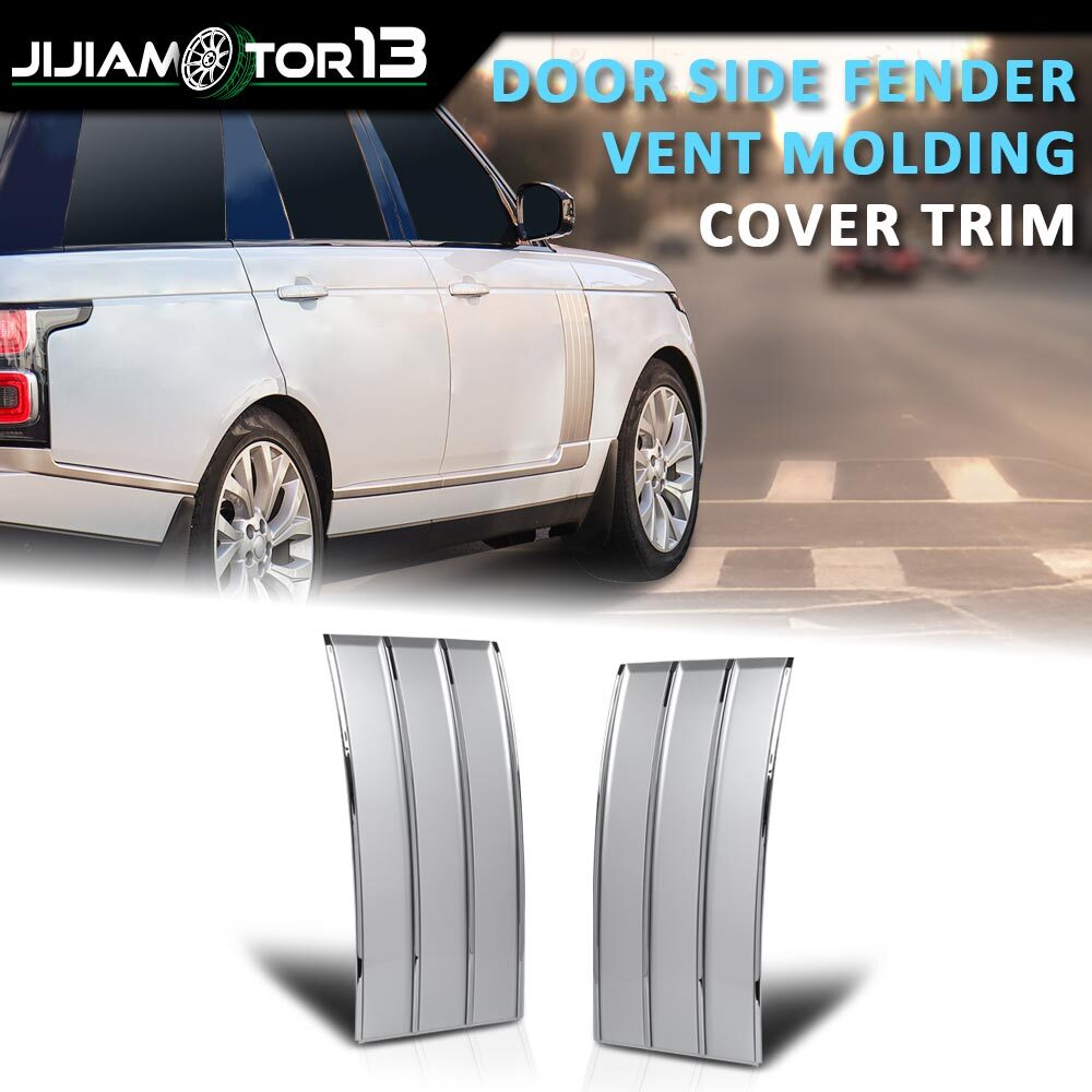 Door Side Fender Vent Molding Cover Trim Fit For Range Rover L405 13-22 Silver
