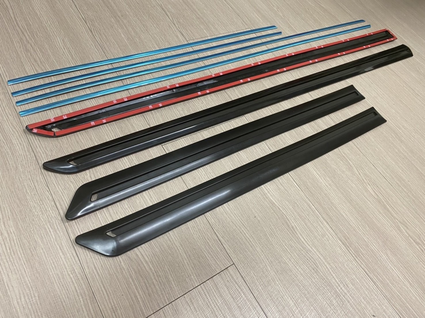 For Toyota Corolla 2003-2008 door body side molding chrome trim 3M-UNPAINTED