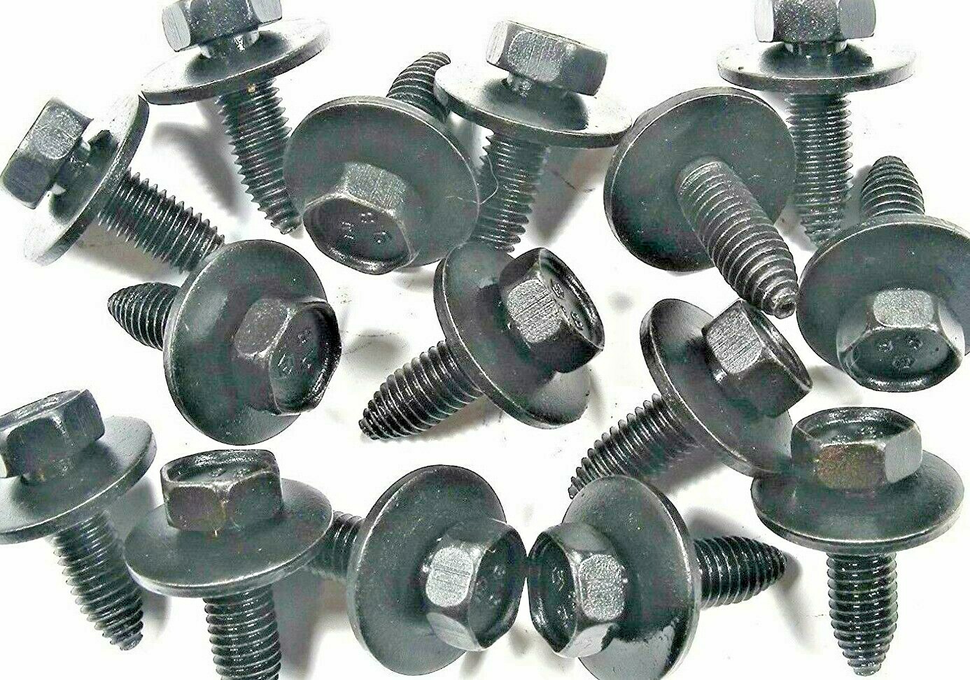 Metric Body Bolts M8-1.25mm x 25mm Long 13mm Hex 24mm Washer (Qty-20) #1902-20T