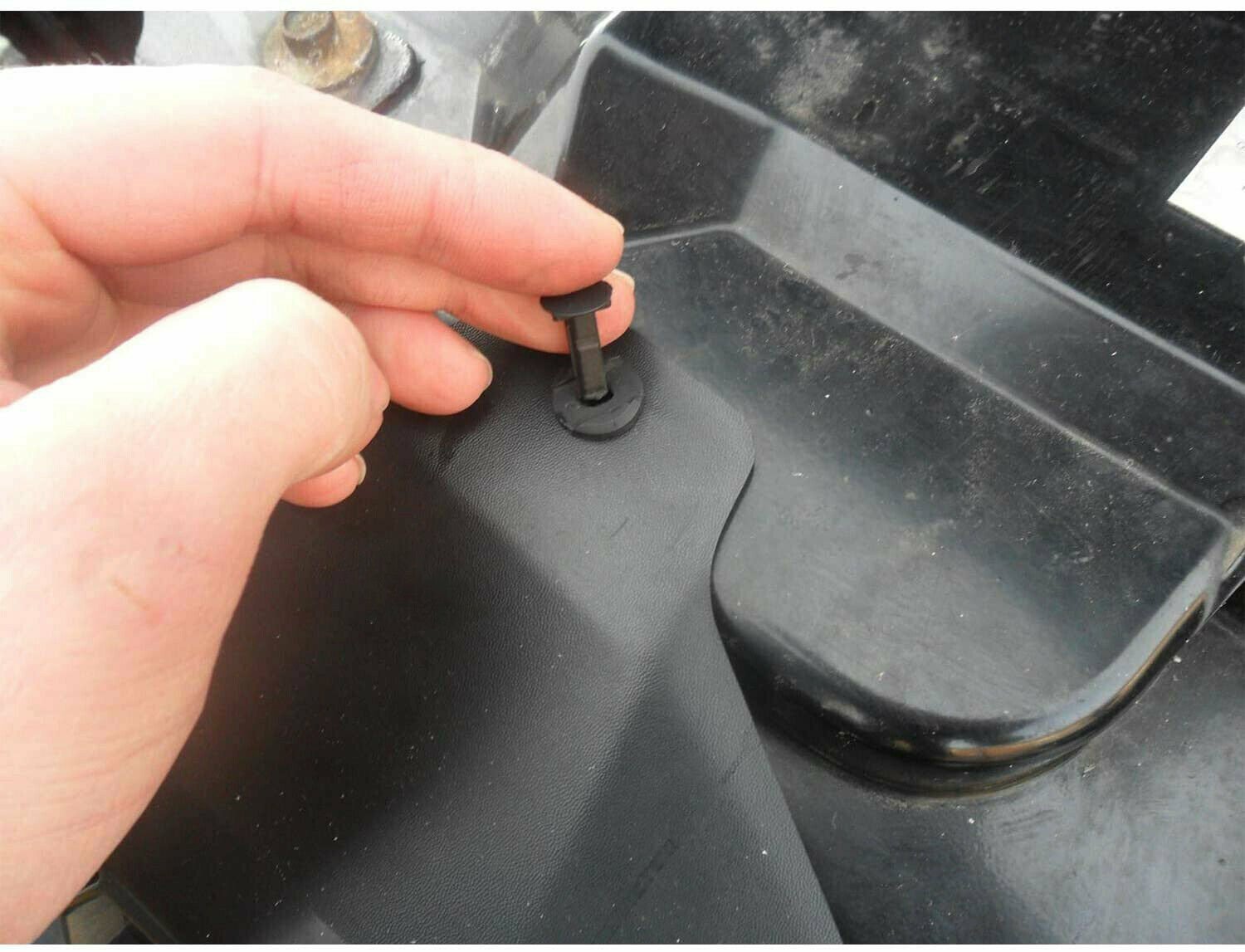 40X Car Body Rivet Push Pin Plastic Fastener Retainer Bumper Fender Trim Clips
