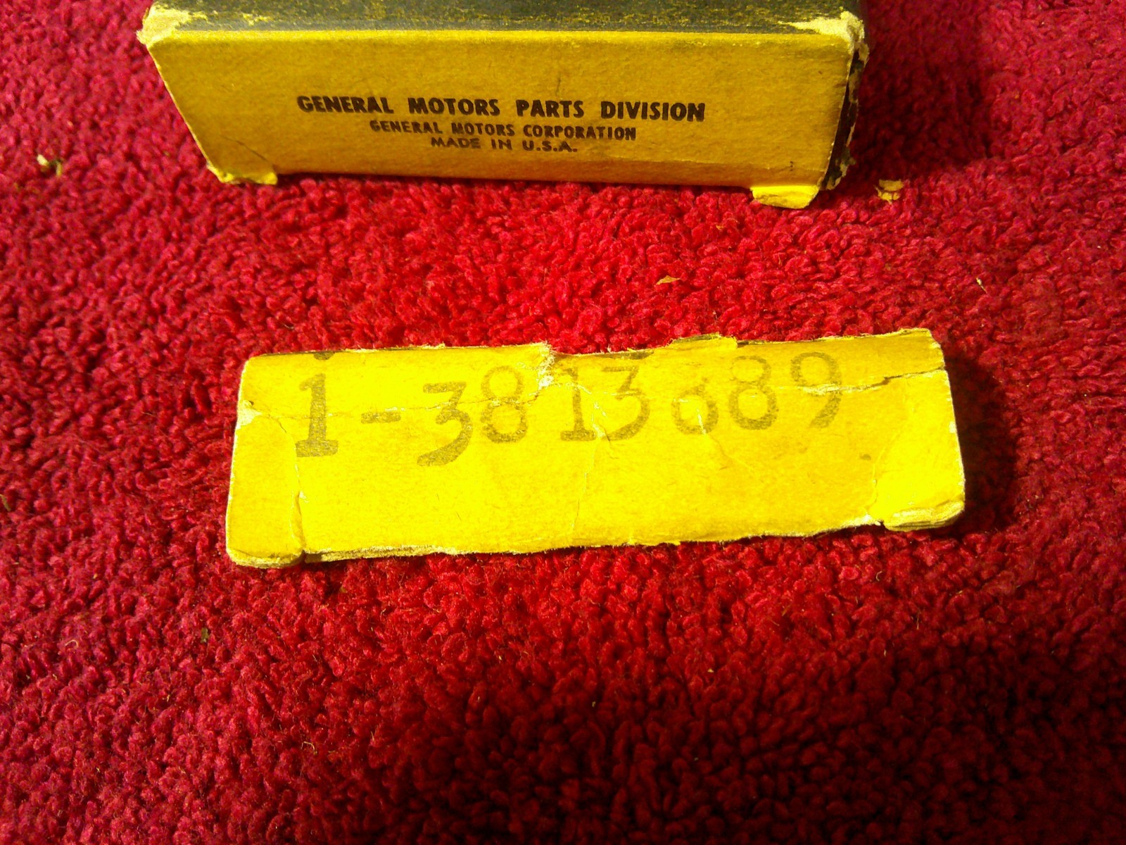 1962 Chevrolet Impala NOS? Quarter Emblem EARLY PRODUCTION GOLD ANNODIZED IMPALA