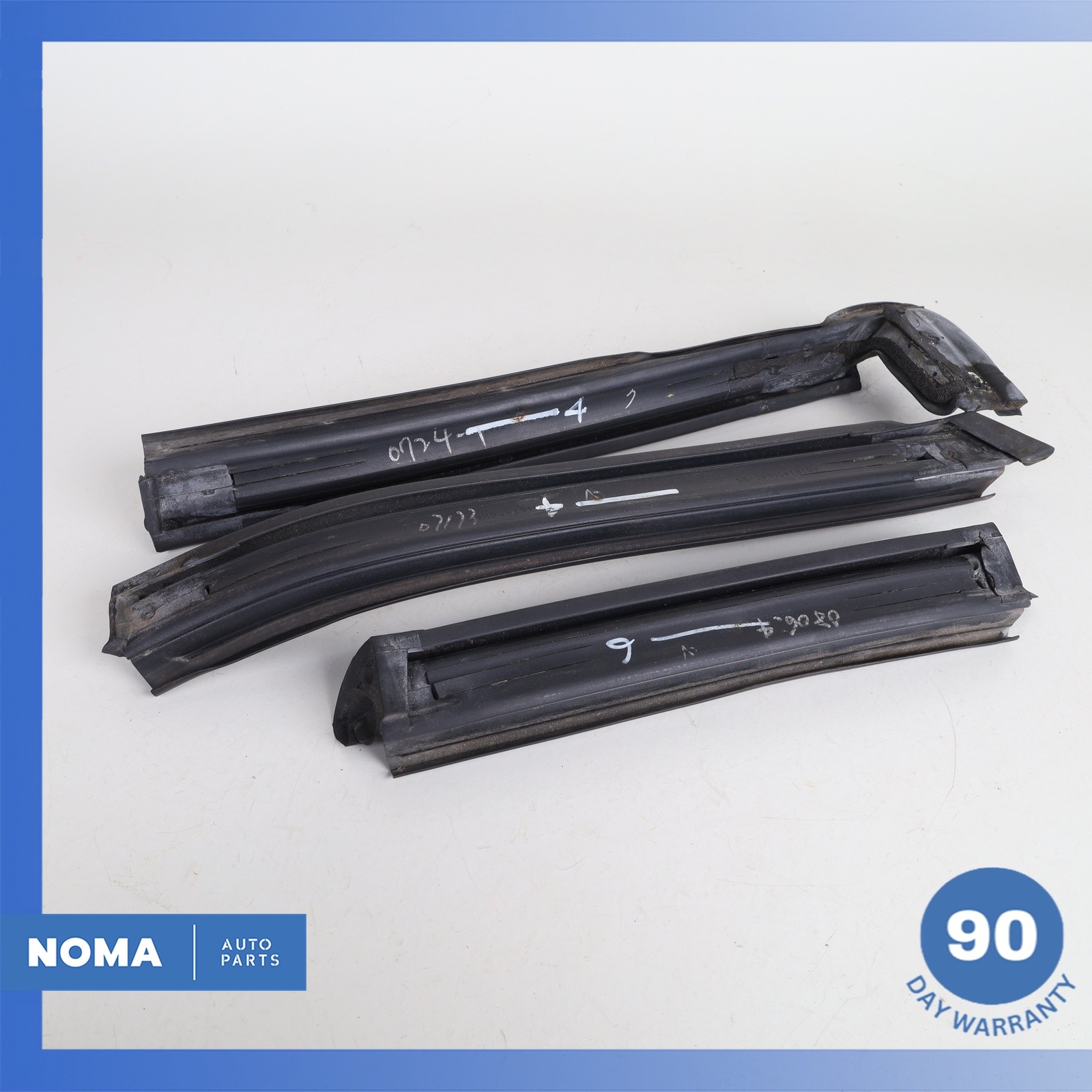 97-06 Jaguar X100 XK8 XKR Convertible Top Roof Left Molding Rubber Seal Set OEM