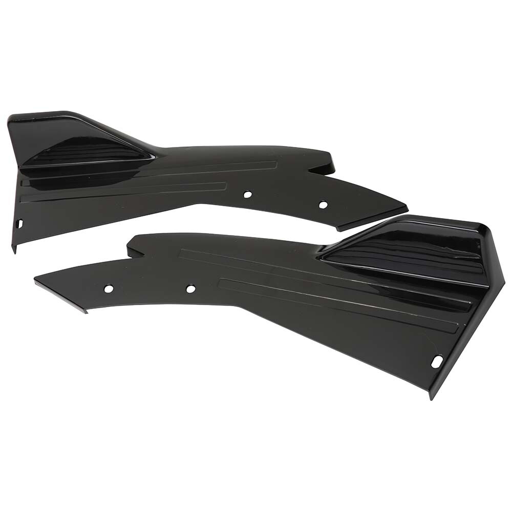 Black Rear Bumper Diffuser Splitter Spoiler Side Skirts For Toyota Camry SE,XSE