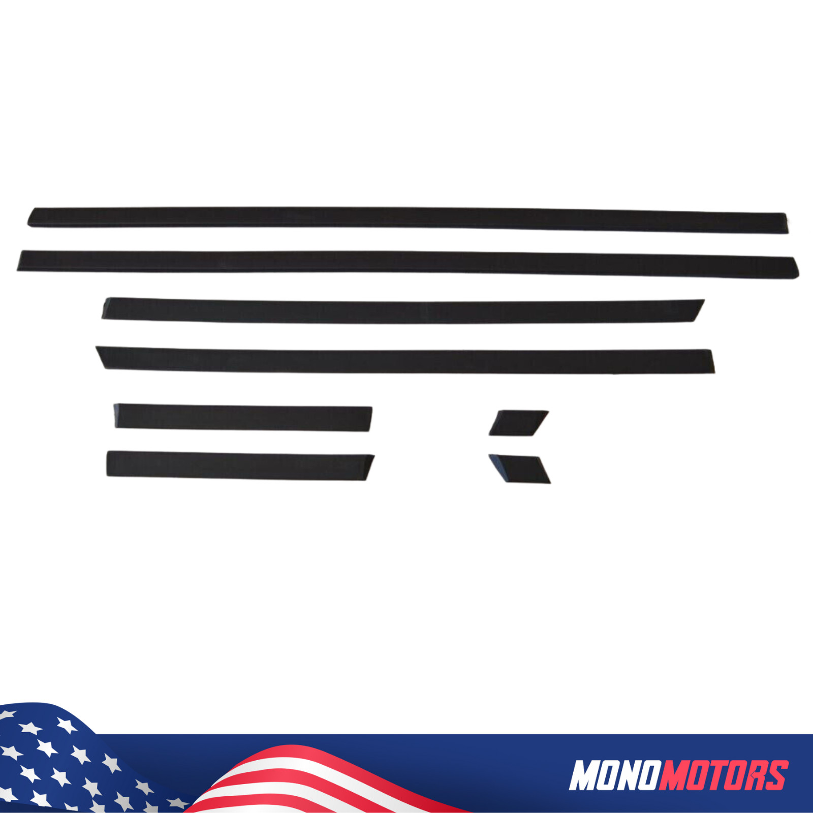 BODY SIDE MOULDING TRIM For BMW E34 DOOR IMPACT SEDAN SERIES FREE FAST SHIPPING