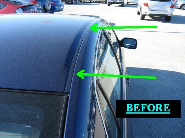 2009-2014 JAGUAR XF XFR XFR-S CHROME ROOF TRIM MOLDINGS 2010 2011 2012 2013