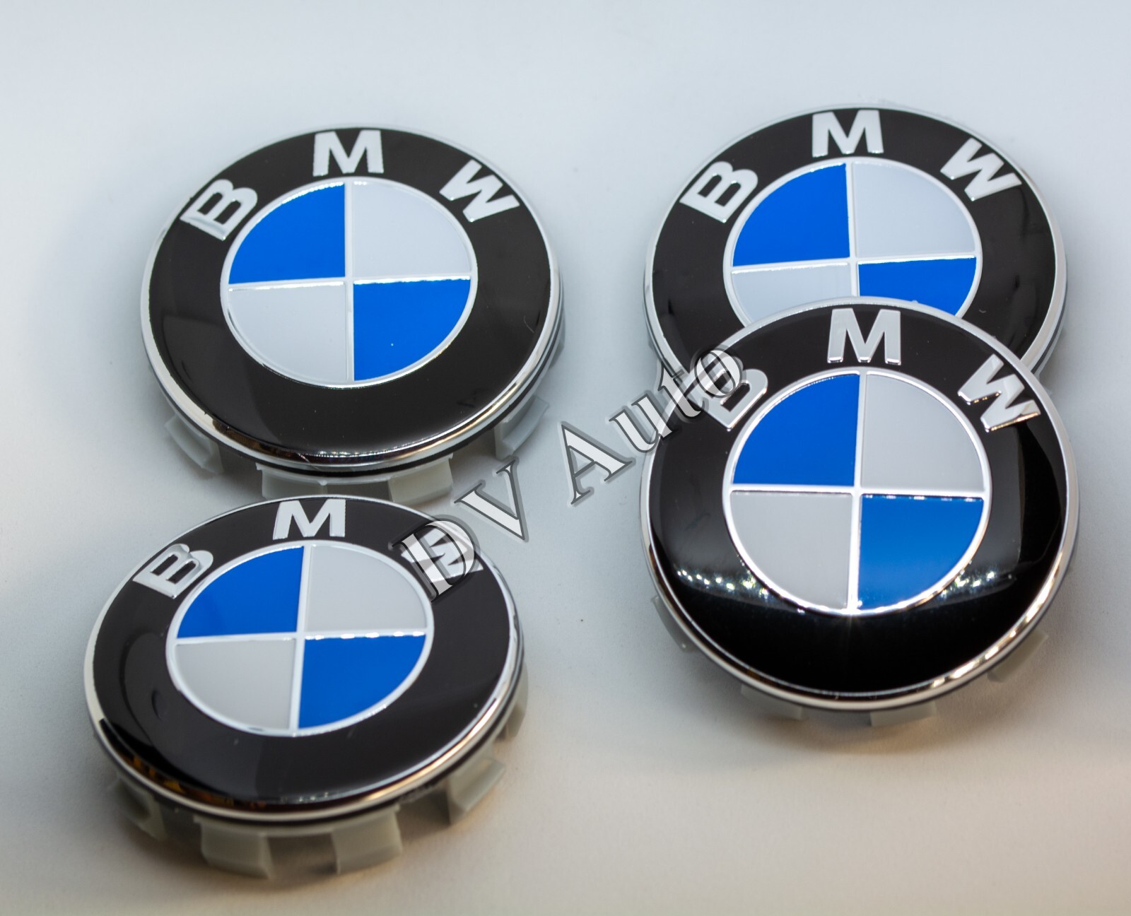 4PCS For BMW 1-3-5-7 Series Wheel Center Hub Caps Logo Badge Emble 68MM