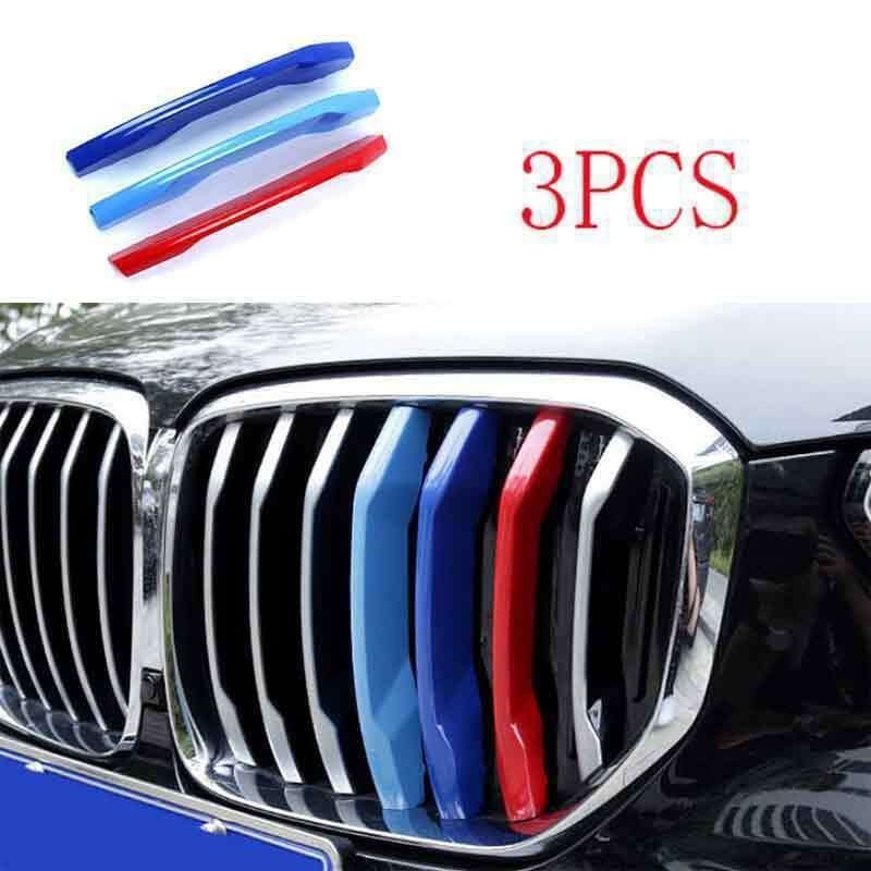For BMW X7 2019-22 abs Tri Color M Sport Front Kidney Grille Insert Trims Cover