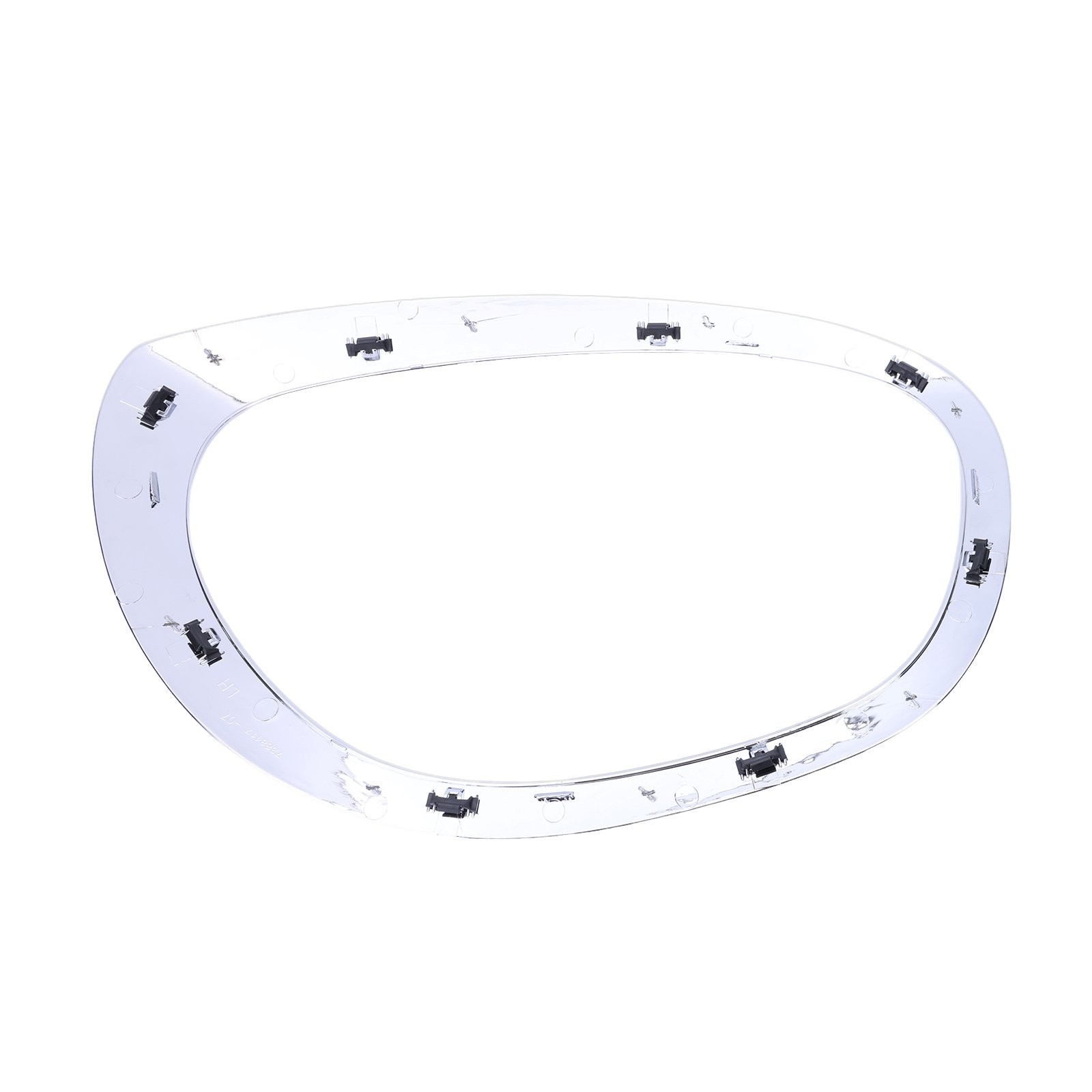 For 2017-2023 Mini Cooper Countryman Chrome Headlight Ring Bezel Cover Trim Pair