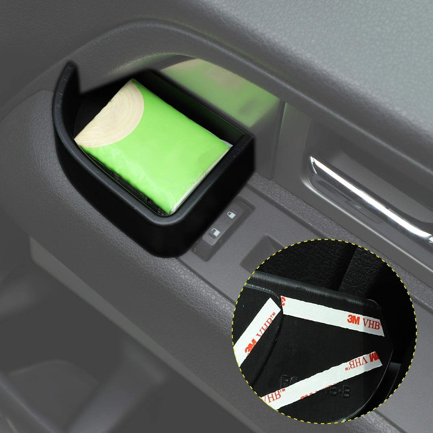 Door Handle Storage Box Organizer Tray For 2009-14 Ford F150 Raptor Accessories